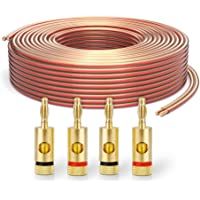 PureLink SP060-010 Cable de altavoz 2 x 2.5 mm² (99.9% OFC alambre de cobre sólido 0.20mm) Cable de altavoz de alta…
